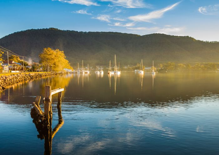 North Brother Mountain across the waters, Dunbogan in Laurieton, Port Macquari